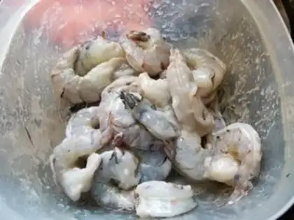 Make Shrimp fried mushrooms step 6