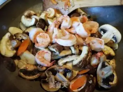 Make Shrimp fried mushrooms step 11