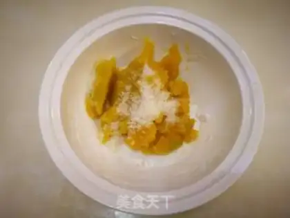 Make Coconut pumpkin rice step 2
