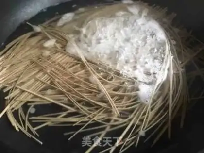 Make Peanut butter with wheat noodles step 5