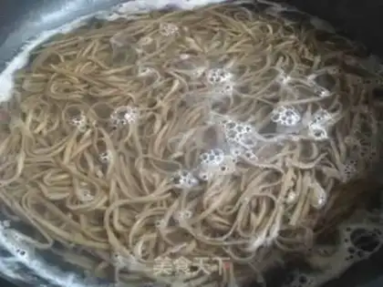 Make Peanut butter with wheat noodles step 6