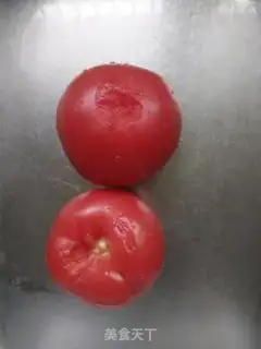 Make Sugar and tomato step 1