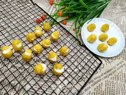Make Coffee puffs step 18