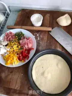 Make Scribble bacon pizza step 4