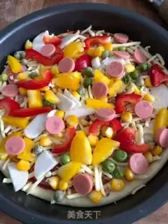 Make Scribble bacon pizza step 7