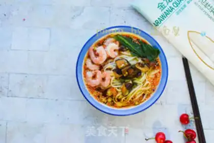 Make Shrimp noodles step 8