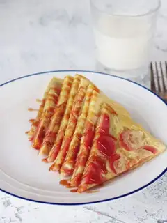 Make Sausage potato eggcake step 5