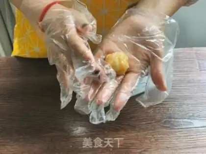 Make Dry bellard ball step 8
