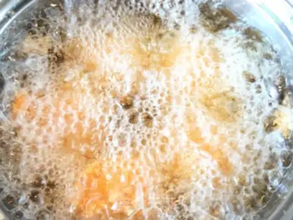 Make Gold rice step 1