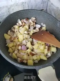 Make Flaming mushroom curry step 3