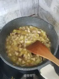 Make Flaming mushroom curry step 4