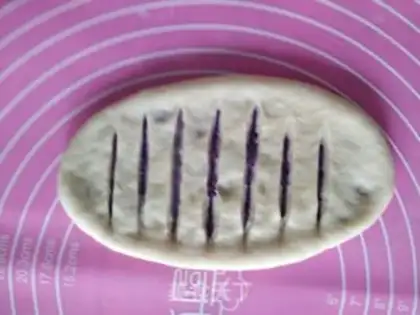 Make Purple potato caterpillar bread step 8