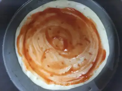 Make Simple little pizza step 1