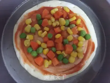Make Simple little pizza step 2