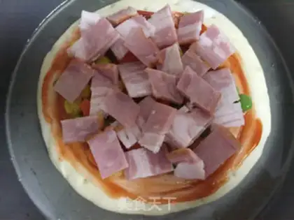 Make Simple little pizza step 3
