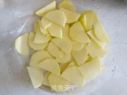 Make Potato bean horn step 3