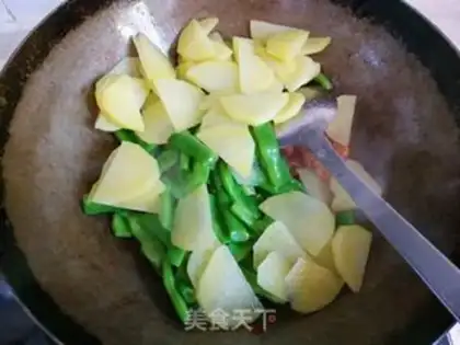 Make Potato bean horn step 10