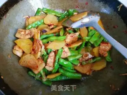 Make Potato bean horn step 11