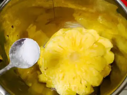 Make Pineapple dry step 1