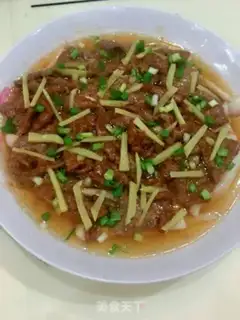 Make White mushroom steam beef step 7
