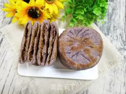 Make Black rice sesame cakes step 14