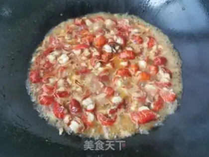 Make Spicy little lobster step 2