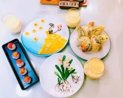 Make Chicken cucumber roll step 9