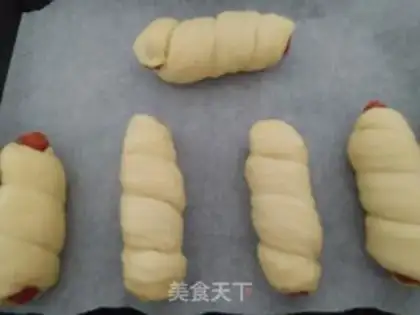 Make Hot dog roll step 5