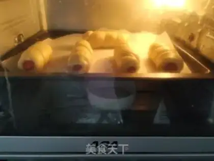 Make Hot dog roll step 6