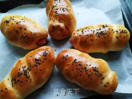 Make Hot dog roll step 10