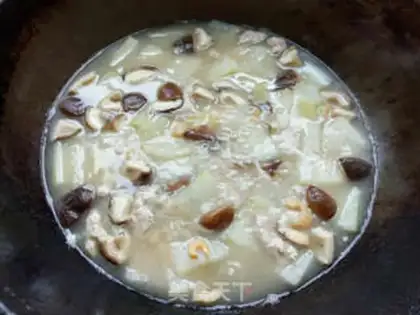 Make Tombo mushroom soup step 7