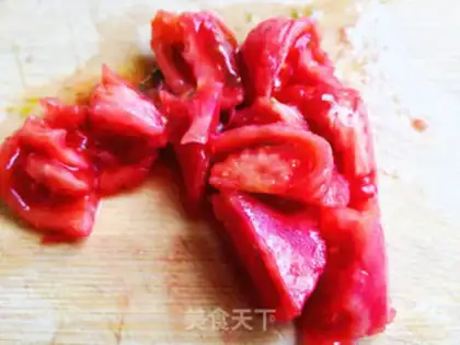 Make Tomato fat cow step 2