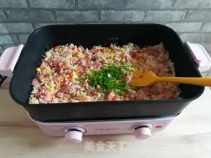 Make Bacon fried rice step 6