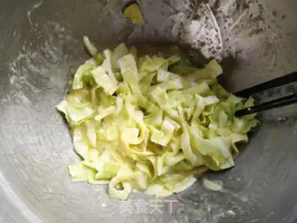 Make Breakfast cabbage step 2