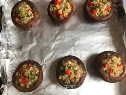 Make Garlic mushrooms step 8