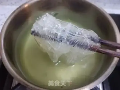 Make Fan spinach step 4