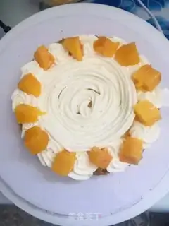 Make Mango cake step 3