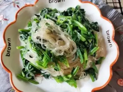 Make Fan spinach step 10