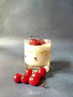 Make Yogurt cherries cake step 3