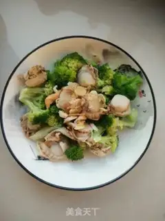 Make Scallops and broccoli step 6