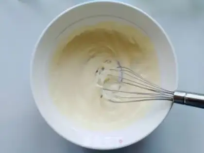 Make A tea cheesecake step 6