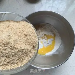 Make Black and white sesame souffle step 4