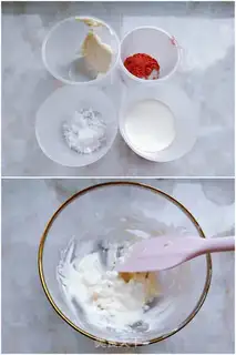 Make Strawberry Cheese Schiffle step 0