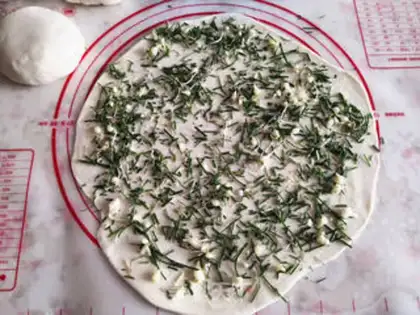 Make Garlic pancakes step 4