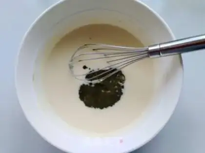 Make A tea cheesecake step 9