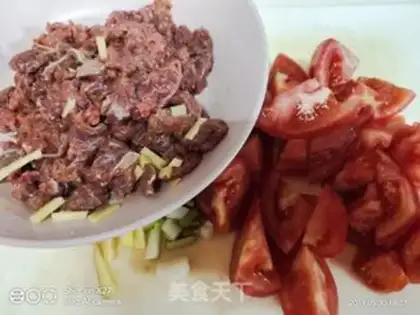 Make Tomato beef step 0