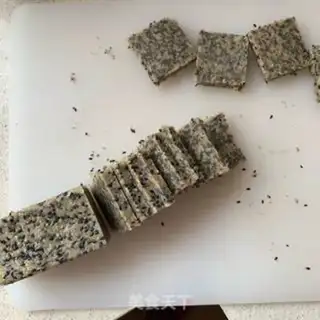 Make Black and white sesame souffle step 9
