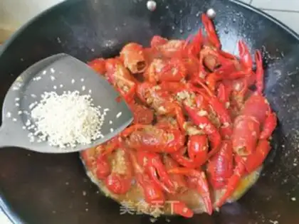 Make Garlic shrimp step 4