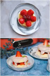 Make Strawberry Cheese Schiffle step 7