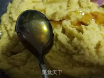 Make Vegetable green bean cake step 7